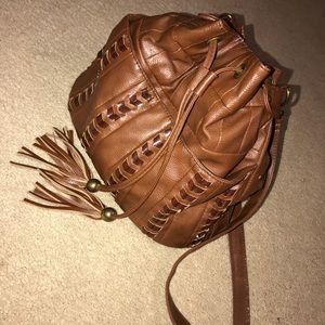 Crossbody Drawstring Bag